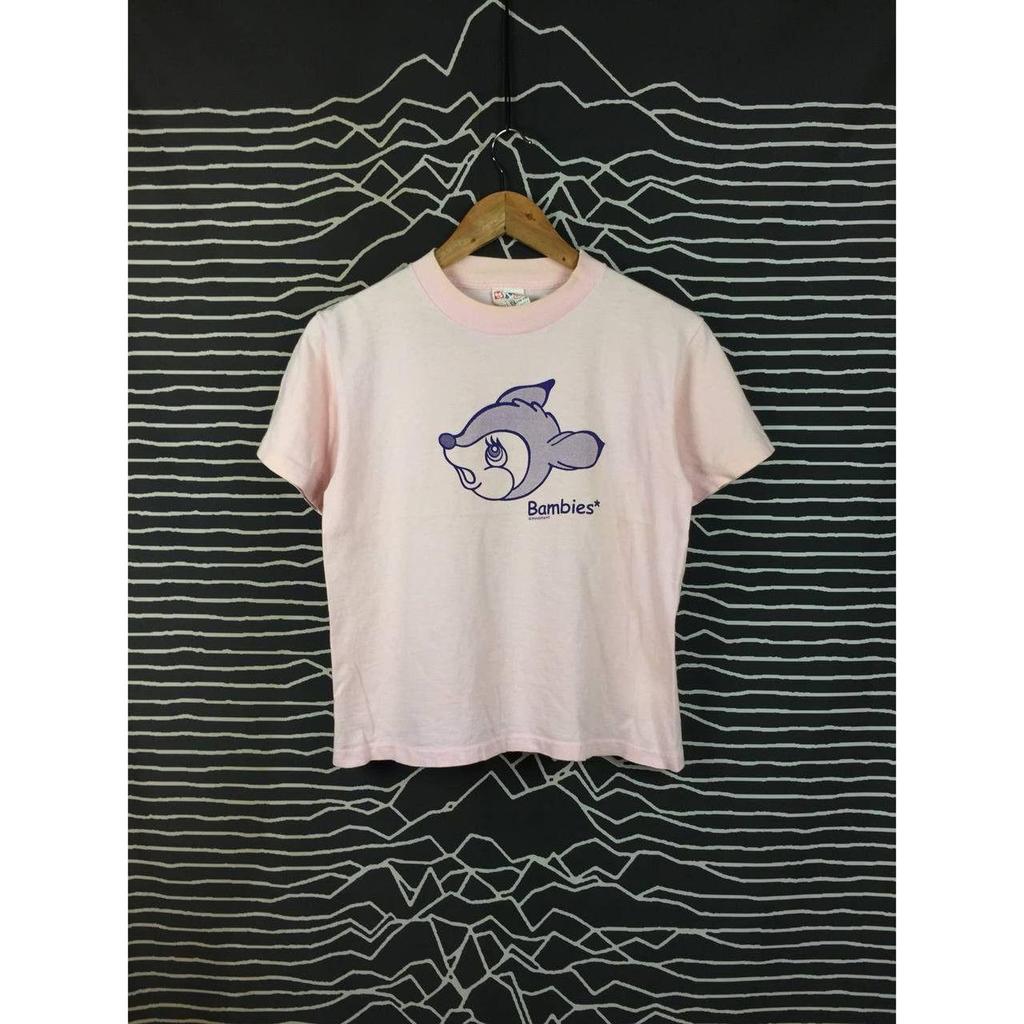 Vtg 90s Bambies Made In Usa Single Stitch Tee L