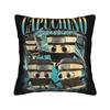 Watermeloni Crocodili Brainrot Fusion Italian Meme Pillowcases  Cute Funny Pillow Case For Couch Sofa Bedroom Comfy Pillow Cover