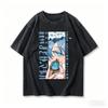 2026 Washed T shirt personality Clothes New Model Anime T-shirt Year round clothing Plus Size Unisex Streetwear Trendy