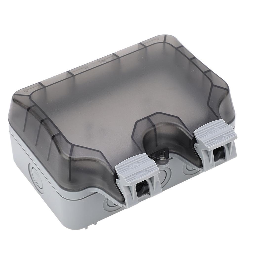 Наружная водонепроницаемая настенная розетка IP66 с 2 розетками, водонепроницаемая зарядная розетка 15A