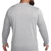 Nike T Shirts Men's Gray Crew Neck Moderate DX0993-063