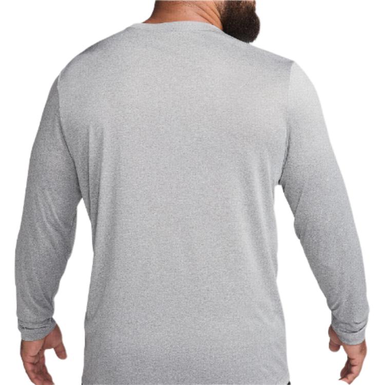 Nike T Shirts Men's Gray Crew Neck Moderate DX0993-063