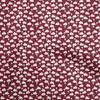 Cotton Flex Maroon Fabric Cloud Dress Material Fabric Print Fabric By The Yard 40 Inch