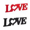 1pc 'LOVE' Letter Decor, Wooden Handicrafts, Sculptures,and Ornaments,Living Room, Bedroom Decorations, Wooden Party Decorations