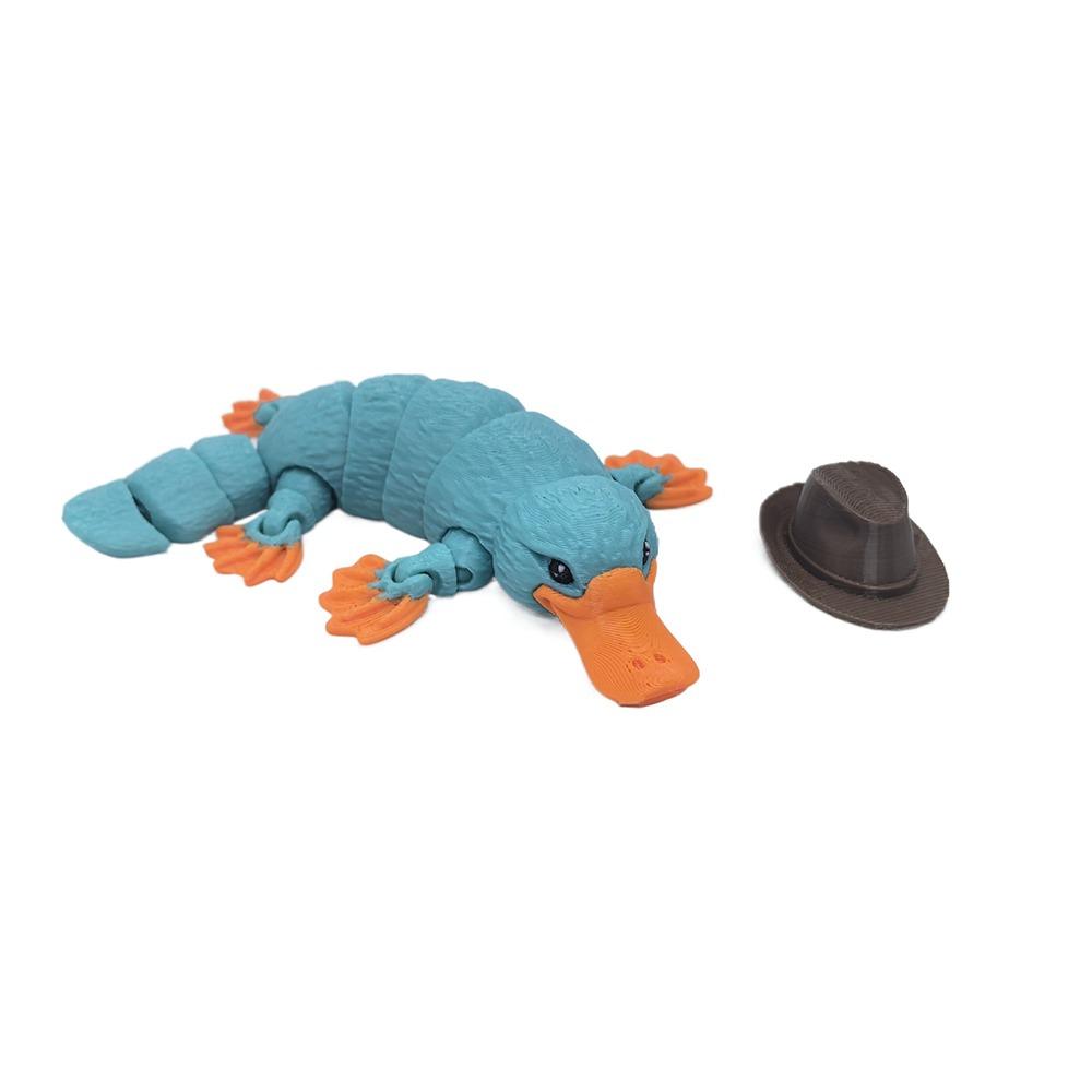 PLA 3D Printed Chameleon Model Multicolor Multi-jointed Chameleon Action Figure Movable Articulated Animal Figurine