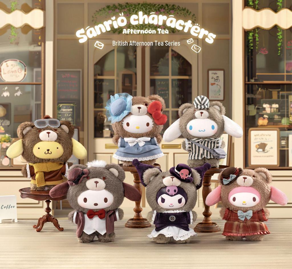 Серия «Романтическая свадьба семьи Sanrio» Милая кукла-фигурка Украшение