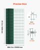 Farm Fence, 1.2 x 25 m, 2 x 4 in Mesh 2.1mm Galvanized Steel Wire Fencing for Cattle, Hog & Sheep, Heavy Duty Vinyl Coated Livestock Fence for Animal
