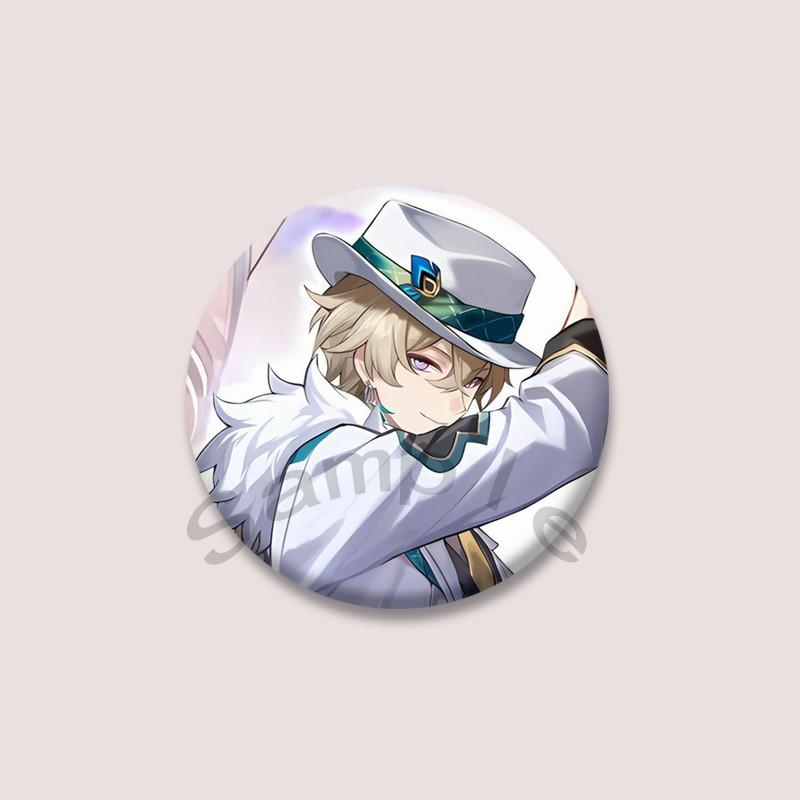 Игровая серия Honkai Star Rail Авентурин Значок Мультяшный Персонаж Мягкие Кнопки-Значки DIY Сумка Шляпа Одежда Брошь Аксессуары Подарки