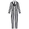 qiqiCOS Beetlejuice Striped Suit Cosplay Costume for and Anime Halloween School Kids Birthday Uniform Costume Size Men, Women, Kids, Costume, Events,