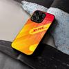 DHL Express Phone Case Tempered Glass For IPhone 16 13 14 12 15 11 Pro Max Plus Mini X XR SE2020 Coque