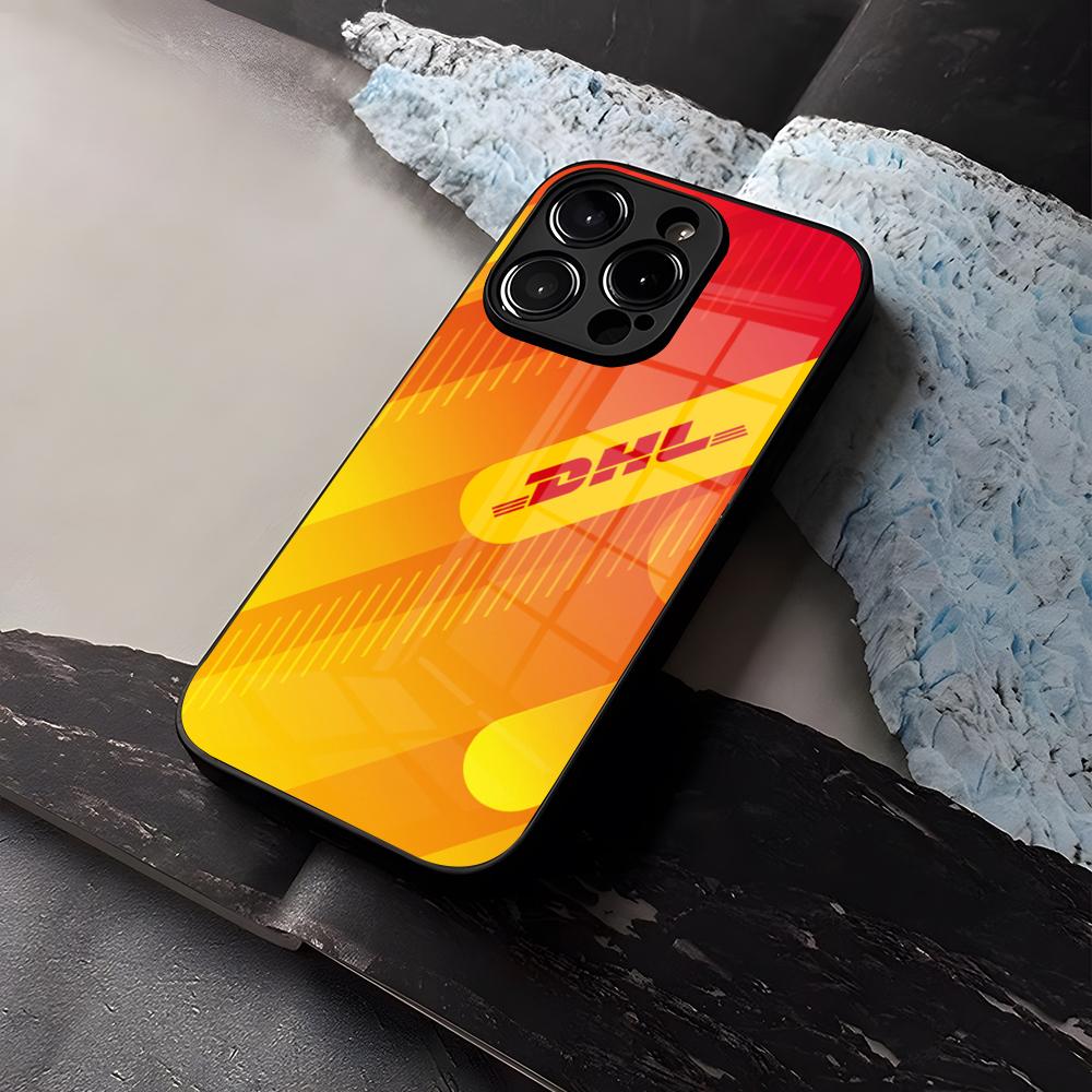 DHL Express Phone Case Tempered Glass For IPhone 16 13 14 12 15 11 Pro Max Plus Mini X XR SE2020 Coque