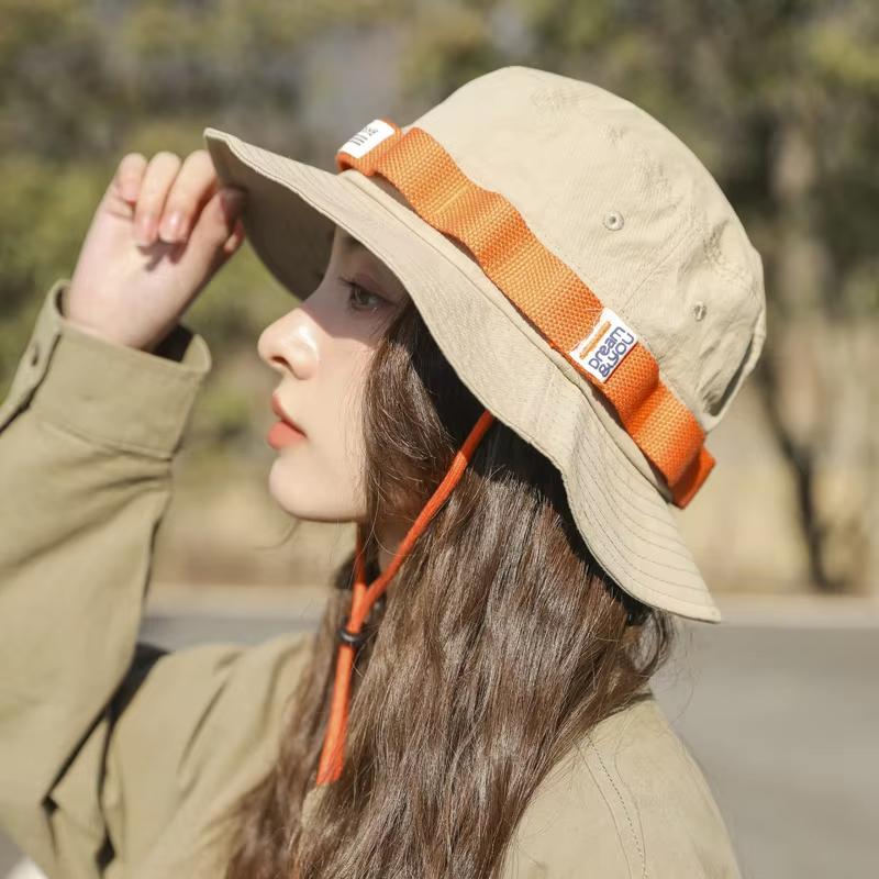Summer Sunscreen Bucket Hat for Men Women Japanese Wide Brim Sunshade Panama Cap Unisex Camping Hiking Outing Basin Hats