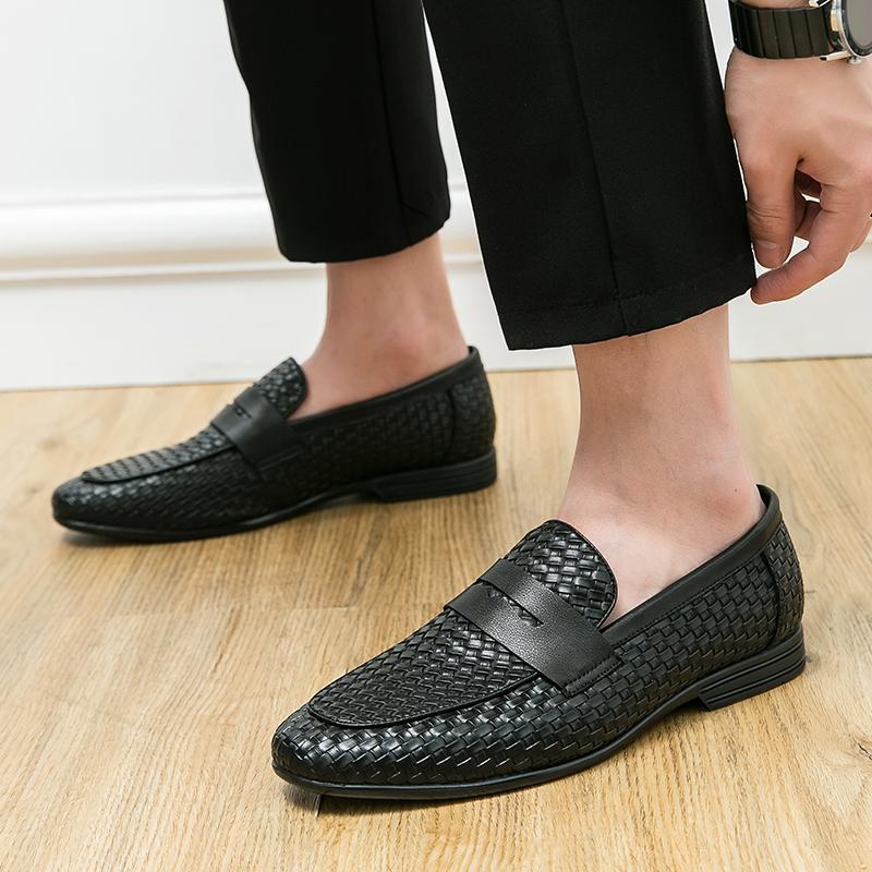 Новые мужские классические оксфорды на плоской подошве, деловая повседневная кожаная обувь, лоферы, свадебные туфли, обувь в итальянском стиле