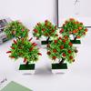 Plastic Foam Artificial Fruits Bonsai Multicolor Simulation Plant Potted Fruit Tree Potted Gift