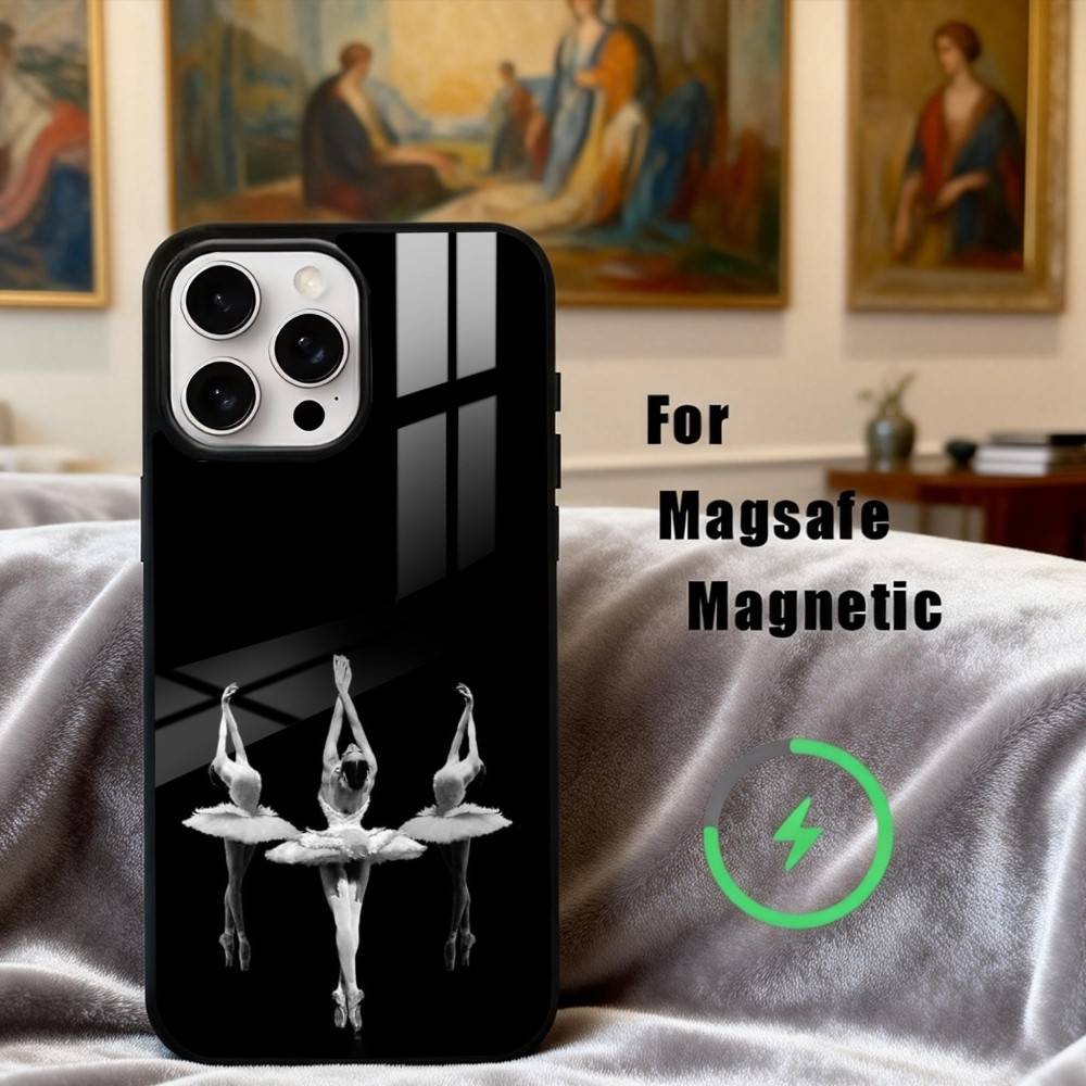 B-Ballerina Art B-Ballet  Phone Case For iPhone17,16,15,14,13,12,11 Plus,Pro Max Magnetic For Magsafe Wireless Charging