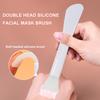 Double-Headed Soft Hygienic Makeup Tool Flat Head Masque Brush for Application