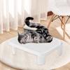 Pet Cat Litter Mat Trapping for Bathroom Lavatory Indoor Cats White