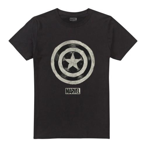 Captain America Mens Ballpoint T-Shirt