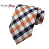 3,15 дюйма(8 см) Модный полосатый мужской галстук с узором пейсли в клетку и цветком на свадьбу