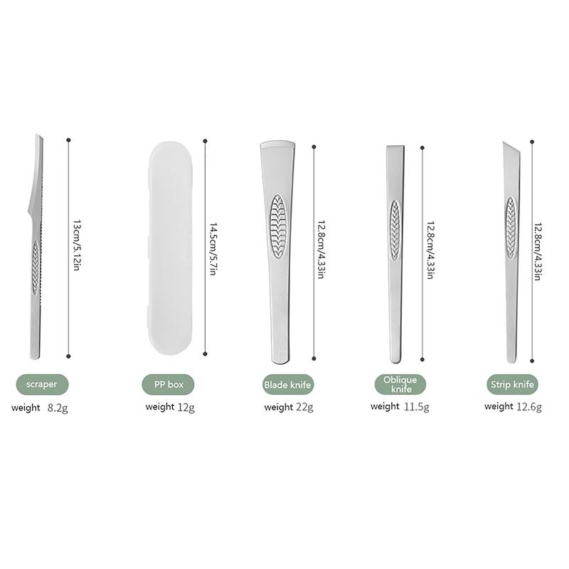 3/4 шт., набор ножей для бритвы для педикюра, ножи для ухода за ногами, инструмент для очистки пяток и жесткой кожи