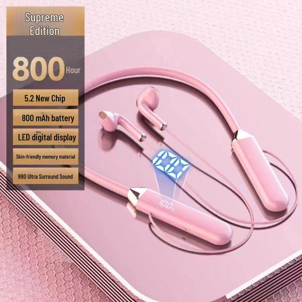 Wireless Neckband Earbuds with Long Battery Life & Deep Bass