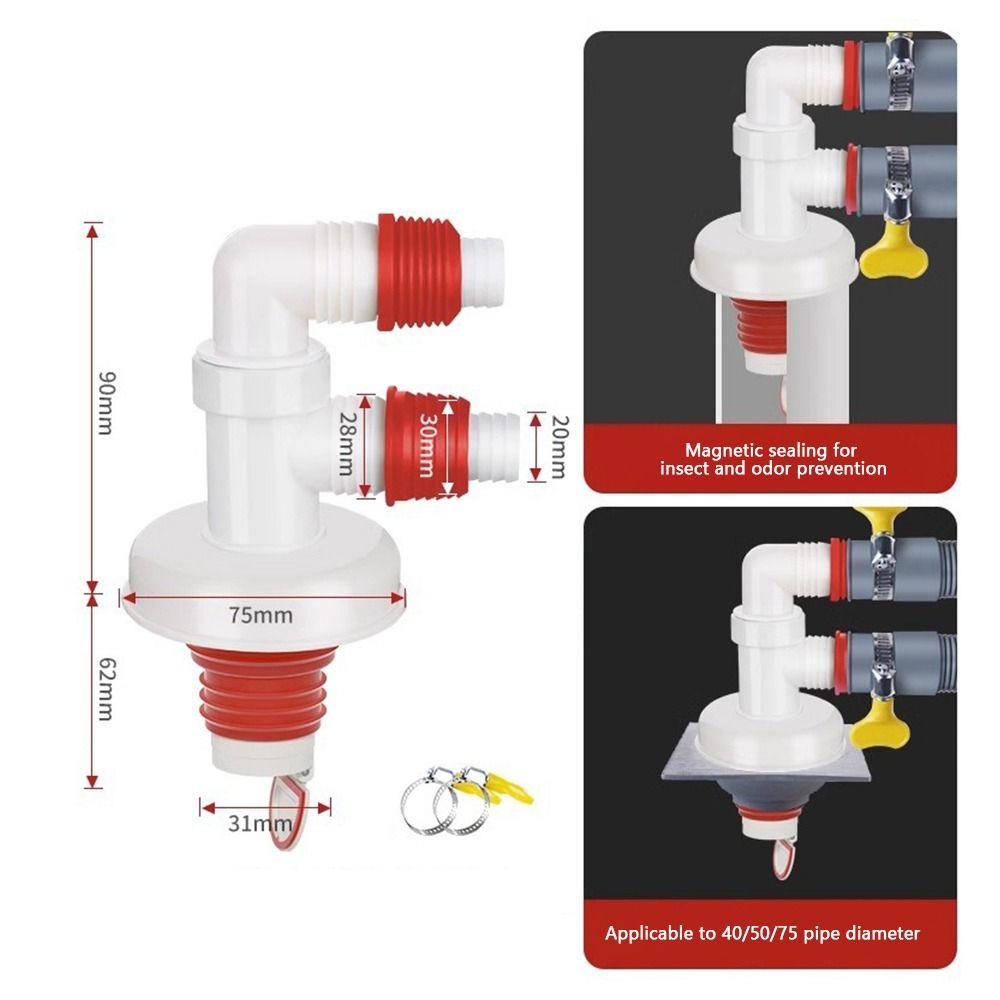 Multifunctional Sink Drain Pipe Adapter  Washing Machine Drainage Supplies