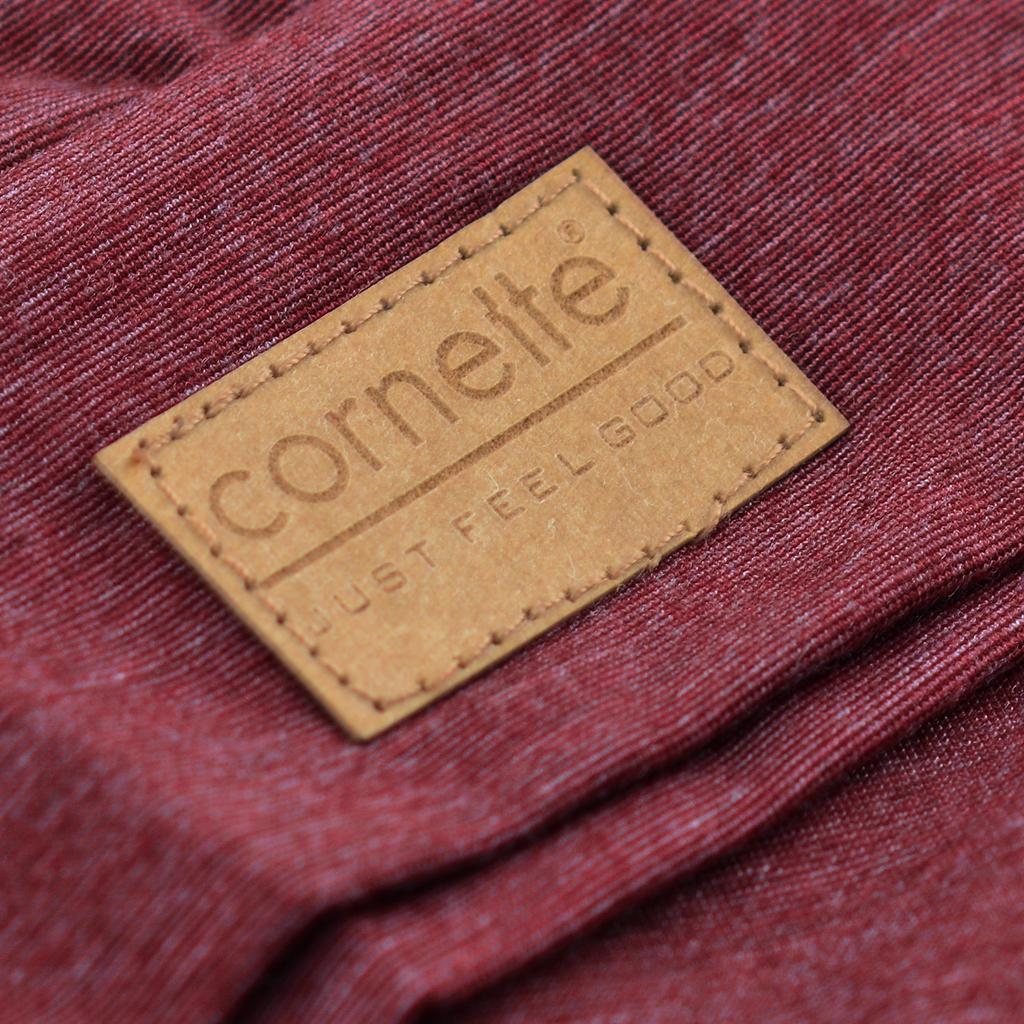 Cornette Women's Tracksuit Set Long Sleeve Modal Cotton Burgundy