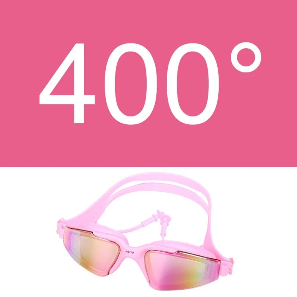 Взрослые Мужчины Женщины Подростки Близорукость -1,5 до -6,0 Очки для плавания Противотуманные очки HD для плавания Диоптрийные очки для водного спорта с берушами