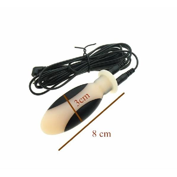 Hot Selling Bi-polar Estim Butt Plug Electrosex Electroshock Anal Plugs BDSM E-stim Egg Vaginal Ball Electric Shock Anal Sex Toy
