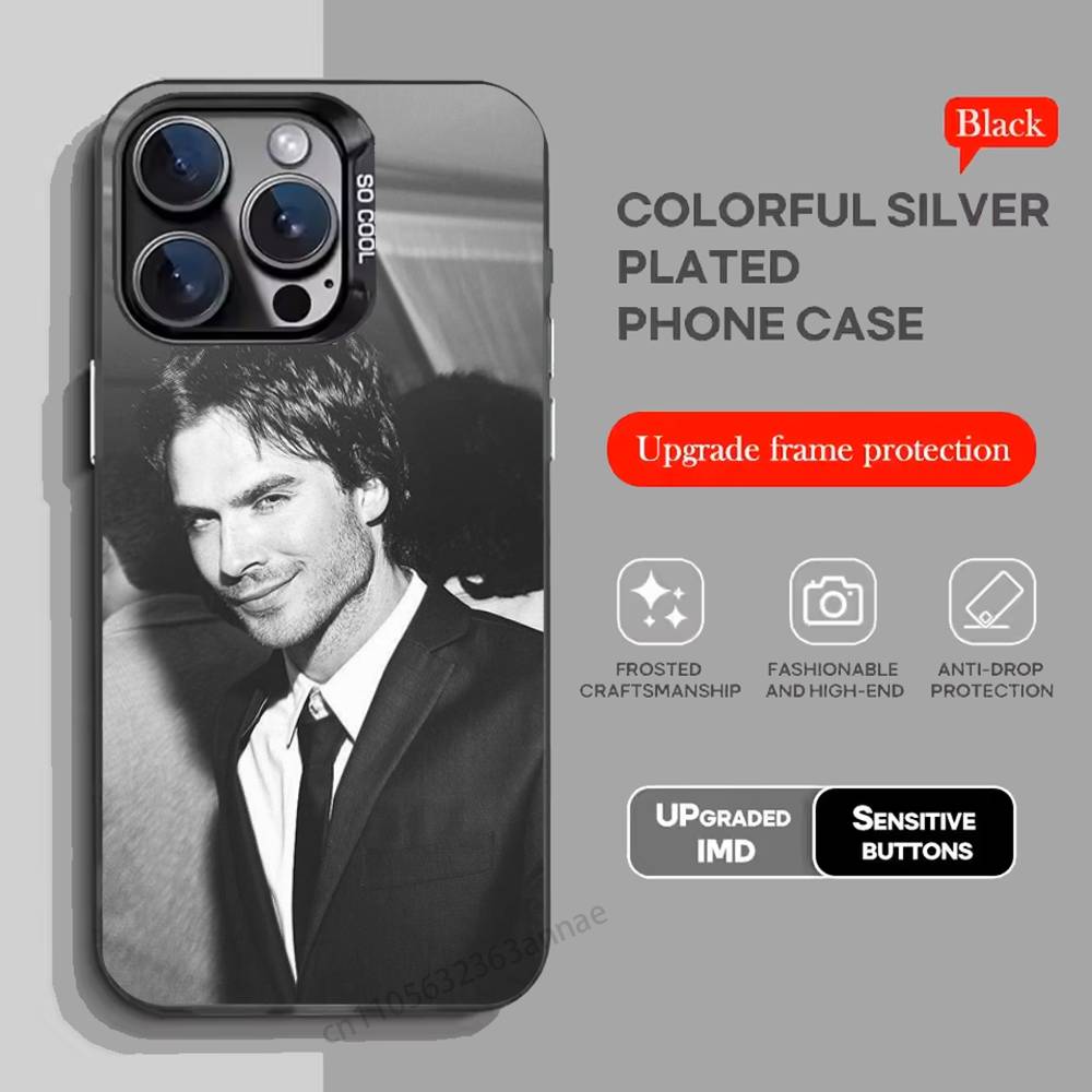 Чехол для телефона I-Ian Joseph-S Somerhalder для iPhone 15 16 Pro Max Air SE 11 13 Pro 14 Plus 12 11Pro 15Pro Max 16e