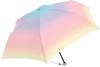 CRUX Folding Umbrella 55cm Polyester Folding Umbrella 230g Light Stylish Watercolor Multicolor Milky Tone Rainbow Drop Women's