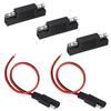 2 шт. Удлинительный кабель SAE Разъем SAE Быстроразъемный Штекер 18AWG 300 мм + 3 шт. Адаптер с обратной полярностью SAE Коннек