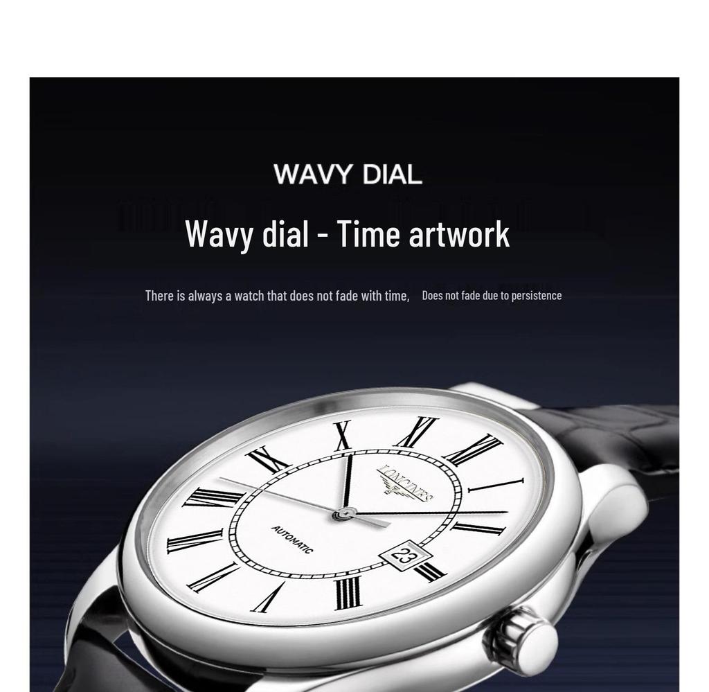 Мужские автоматические (немеханические) часы Qinlang с классическими римскими цифрами