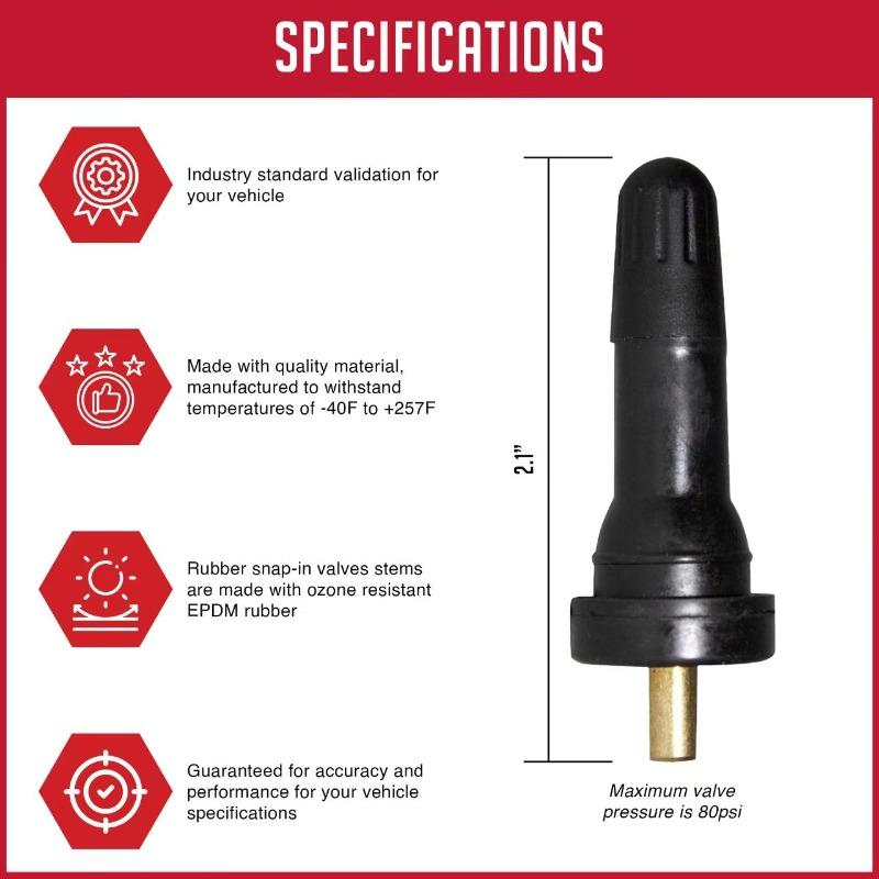 4 шт. TPMS система контроля давления в шинах, противовзрывная защелка в стержнях клапанов шин