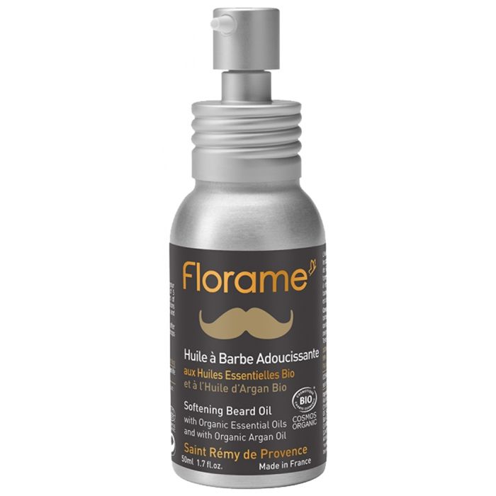 Florame Homme Huile à Barbe Adoucissante Bio 50ml