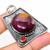 Мукаит, Гранат Ручная работа Ювелирная подвеска из серебра 925 пробы 2,21" h5Y07