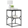 Side Table Black Oak Look 41 x 40 x 60 cm