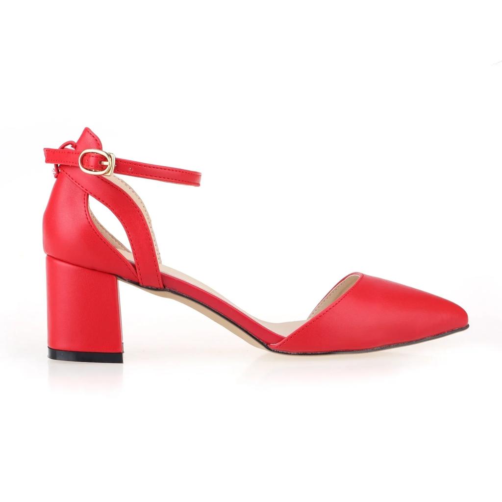 Женские босоножки, одинарные, сексуальные, туфли на высоком каблуке 5 см, острый нос, толстый каблук, матовая кожа, полое горлышко, свадебная вечеринка, работа, обувь OL