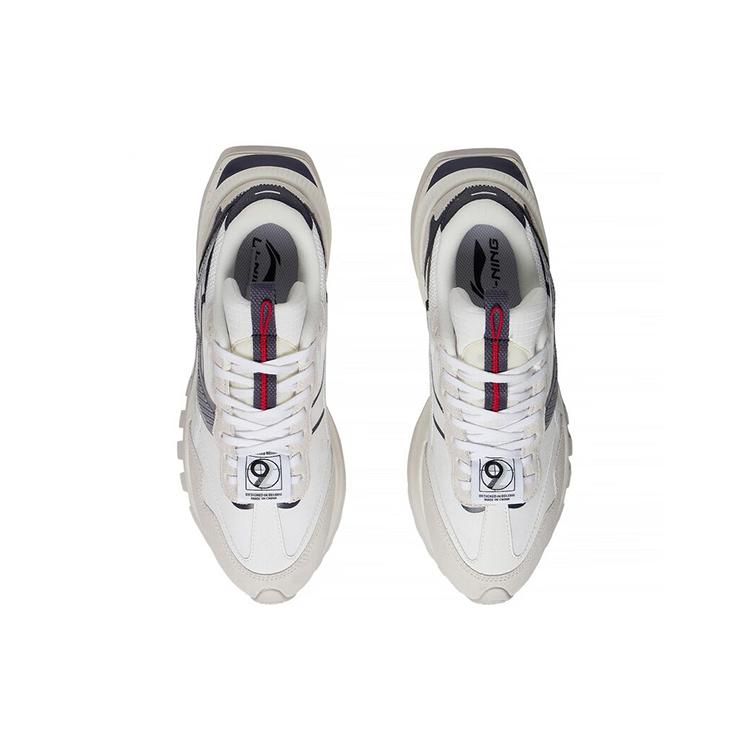Li Ning Fangyuan EVO Удобные Дышащие Низкие Спортивные Повседневные Кроссовки Мужские Бело-Синие AGCR227-6