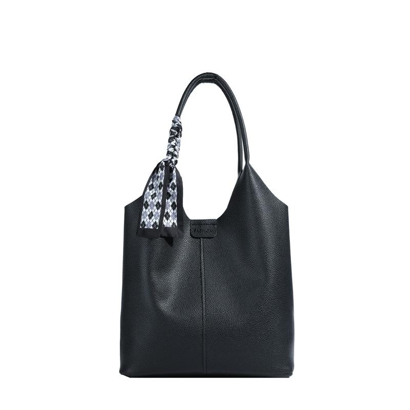 Сумка вместимости в стиле ретро, женская модная сумка через плечо и подмышку, универсальная сумка-ведро для поездок на работу и обратно