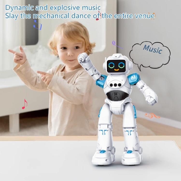 Intelligent Talking Robot With Gesture Sensing Face Expression STEM Robot Toy For Children Educational Entertaining Gift