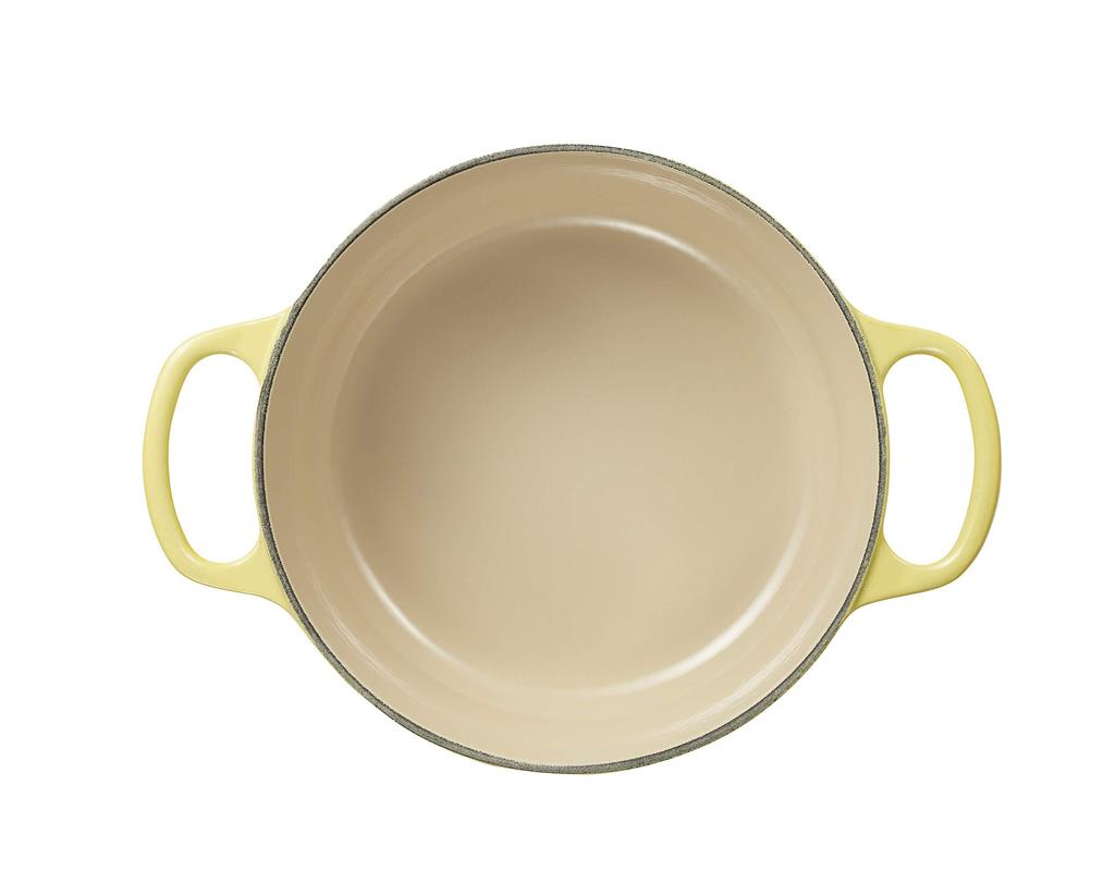 Литая эмалированная кастрюля Le Creuset Signature Cocotte Ronde 18 см Soleil Gas IH, совместимая с японской духовкой [Авторизованный продукт]