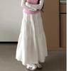 White Temperament Skirt for Women In Spring, Autumn and Winter New Style Small High-waisted Slim and Gentle Style Casual Skirt