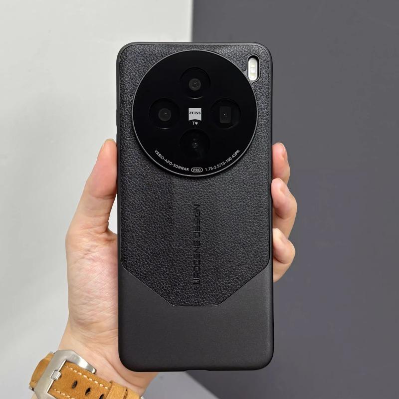 Чехол для телефона из искусственной кожи для VIVO X200 Ultra Matte Splicing Plating Hard Противоударный чехол для VIVO X200s X100 Ultra X100 Pro mini Bumper