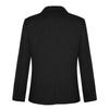 Boys Gentleman Blazer Notch Lapel Two Button Decorative Pockets Shoulder Pads Formal Suit Jacket