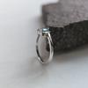Серебряное кольцо с мистик топазом 0.613ct, вес изделия 1,62 гр (2191308)