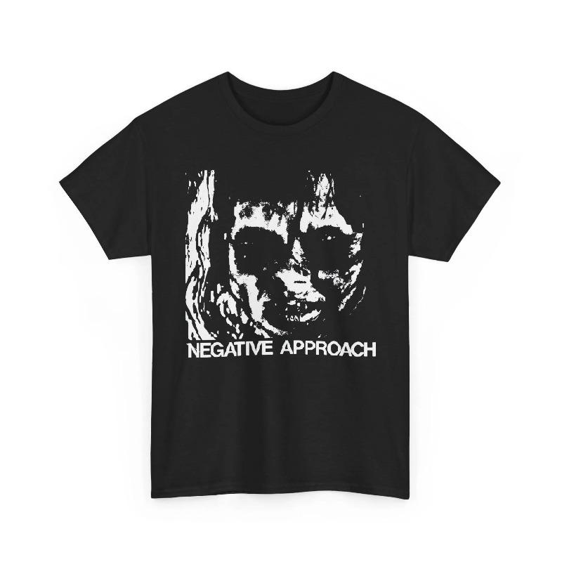 Футболка Negative Approach 80-х Хардкор Панк Летняя Свободная и Дышащая Футболка Топ для Мужчин и Женщин