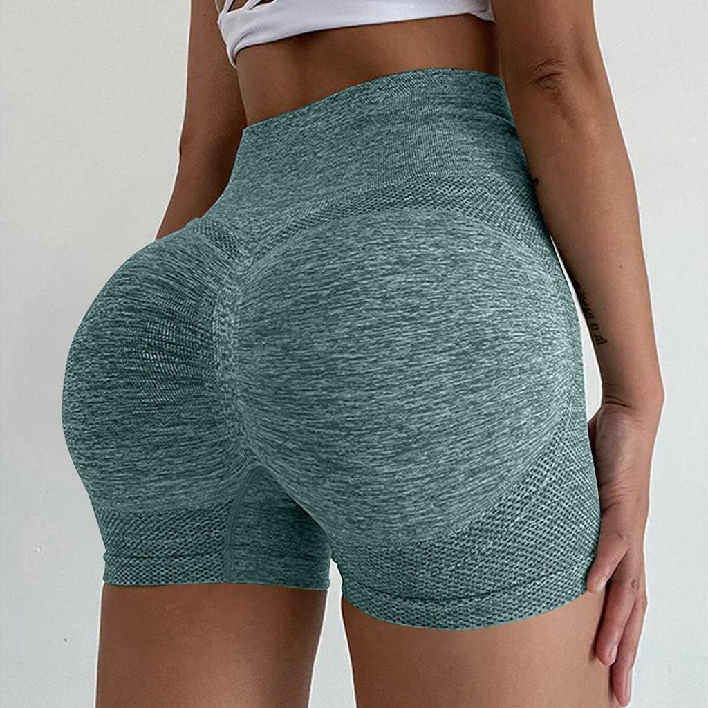Women Yoga Shorts Seamless Quick Dry Gym Sports Short Leggings Sexy High Waist Shorts