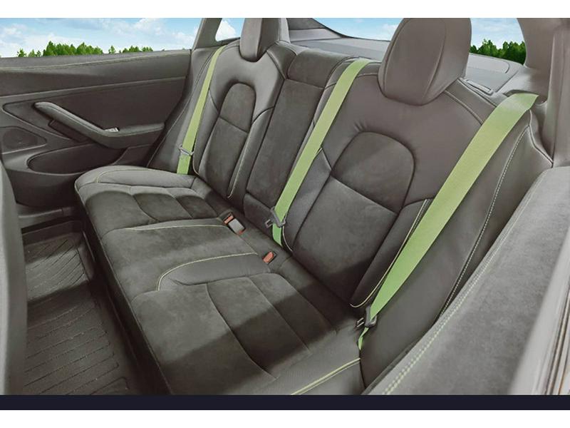 Розовая алькантара - обновление интерьера для Tesla: Персонализированный многоцветный дизайн