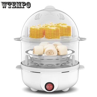 Электрическая яйцеварка, двойная многофункциональная яйцеварка, яйцеварка, кукурузное молоко, быстрая готовка завтрака, пароварка для яиц, кухонная техника